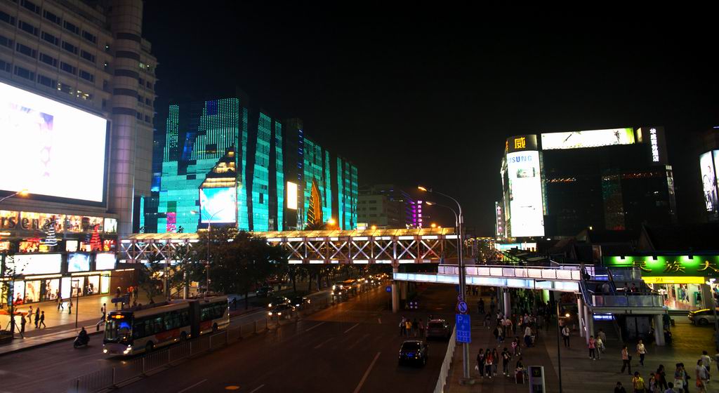 北京西单商业街客流量统计及分析